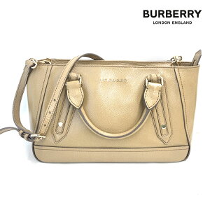 美品 バーバリー BURBERRY レザー 2WHY ハンドバッグ ベージュ P11710 格安セール