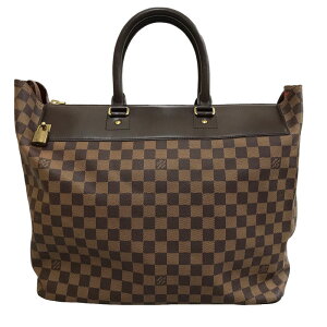 ルイ・ヴィトン LOUIS VUITTON ダミエ グリニッジPM N41165 ハンドバッグ PVCレザー ブラウン P11366 格安セール