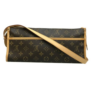 美品 ルイ・ヴィトン LOUIS VUITTON モノグラム ボバンクール・ロン M40008 ショルダーバッグ PVC レザー ブラウン P11461 ネット通販