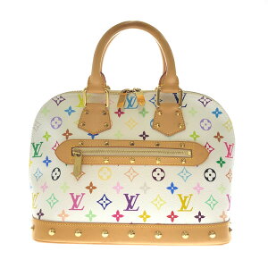 美品 ルイ・ヴィトン LOUIS VUITTON モノグラム アルマPM M92647 ハンドバッグ PVCレザー ホワイト P11754 ネット通販