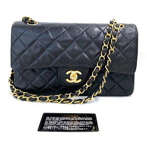 極美品 シャネル CHANEL マトラッセ ダブルフラップ ショルダーバッグ ブラック P12071 安売り