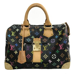 美品 ルイ・ヴィトン LOUIS VUITTON モノグラム スピーディー30 M92642 ミニボストン ハンドバッグ PVC レザー マルチカラー P11884 ネット予約