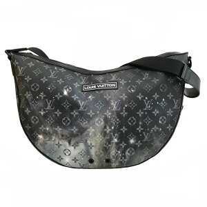 美品 ルイ・ヴィトン LOUIS VUITTON モノグラム ギャラクシー アルファホーボー M44164 ショルダーバッグ PVC レザー ブラック P12322 ネット予約