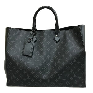 美品 ルイ・ヴィトン LOUIS VUITTON グラン・サック モノグラム エクリプス M44733 ハンドバッグ PVCレザー ブラック P12478 ネット予約