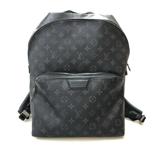 美品 ルイ・ヴィトン LOUIS VUITTON モノグラム エクリプス M43186 リュック・デイパック PVC レザー ブラック P12509 通販セール
