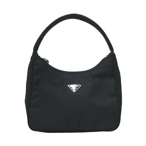 美品 プラダ PRADA トライアングルロゴ ハンドバッグ ナイロン ブラック P12508 キャンペーン