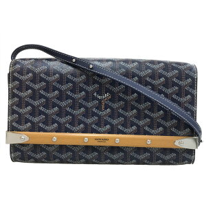 美品 ゴヤール GOYARD モンテカルロPM 2WAY クラッチバッグ レザー ネイビー P12497 格安セール