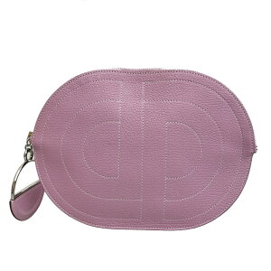 美品 エルメス HERMES インザループトゥーゴー ミニウォレット ポーチ D刻印 ピンク P12564 ネット予約
