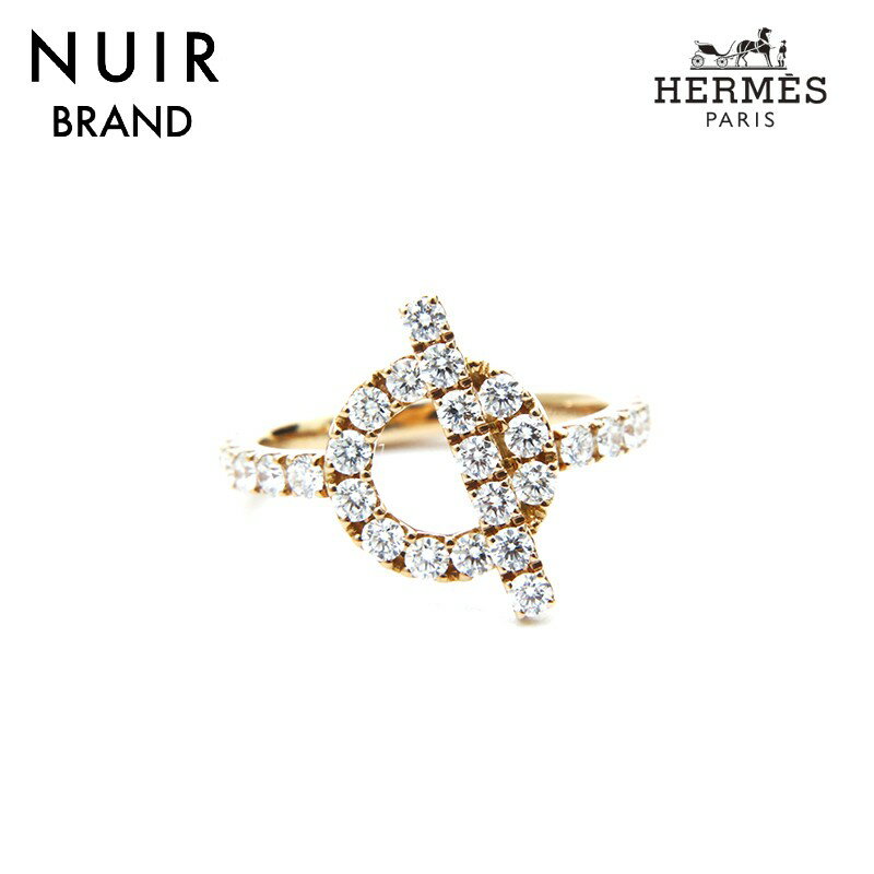 【10%OFFクーポン！スーパーセール期間3月4日20:00～3月11日01:59まで】 極美品 エルメス HERMES フィネス Au750 0.83ct 3.2g 49サイズ 9号 リング・指輪 ゴールド P13515 【中古】のサムネイル