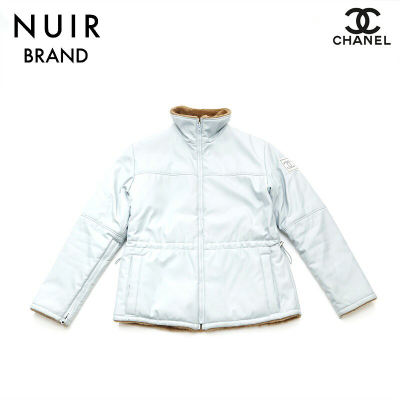 【エントリーでポイント10倍!+全商品20%OFF!11/27 1:59まで】シャネル CHANEL スポーツライン ボア ジャケット ココマーク ブルゾン ポ...