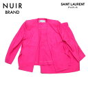 【最大15%OFFクーポン】イヴ・サンローラン YVES SAINT LAURENT ジャケット スカート スーツ ヴィンテージ セットアップ ピンク WS28...