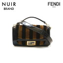 フェンディ FENDI ペカン バケット エナメルバッグ ショルダーバッグ ブラウン P14551 【中古】