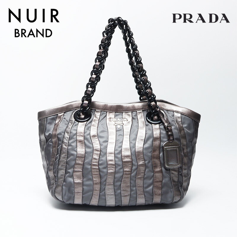PRADA グレー チェーンバッグ 楽天市場】プラダ チェーン(カラーグレー)(レディースバッグ