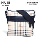 【全品20%OFFクーポン】 バーバリー BURBERRY PVCレザー ノバチェック カジュアル シンプル メンズ レディース ショルダーバッグ ベージュ WS4151 【中古】