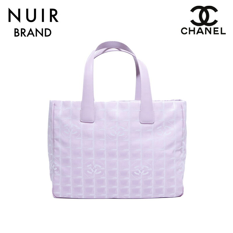 【全品10%OFF】シャネル CHANEL ニュートラベルライン 8番台 トートバッグ ピンク WS5170 【中古】【クーポン 5/16 1:59まで】【セール】