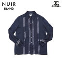 【24時間限定 全品20%OFF 7/18 0:00まで】シャネル CHANEL ブラウス VINTAGE 中古 定番 ブラック WS4069 【中古】