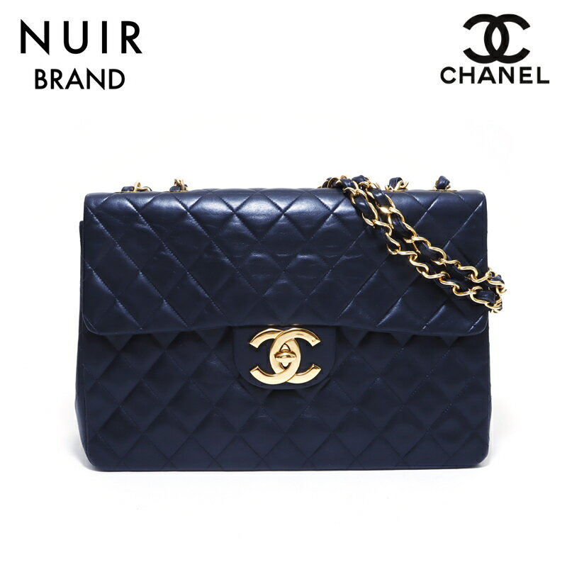 【全品10%OFF】シャネル CHANEL ココマーク マトラッセ 1992~1994 ショルダーバッグ ラムスキン ブラック WS3921 【中古】【クーポン 5/16 1:59まで】【セール】