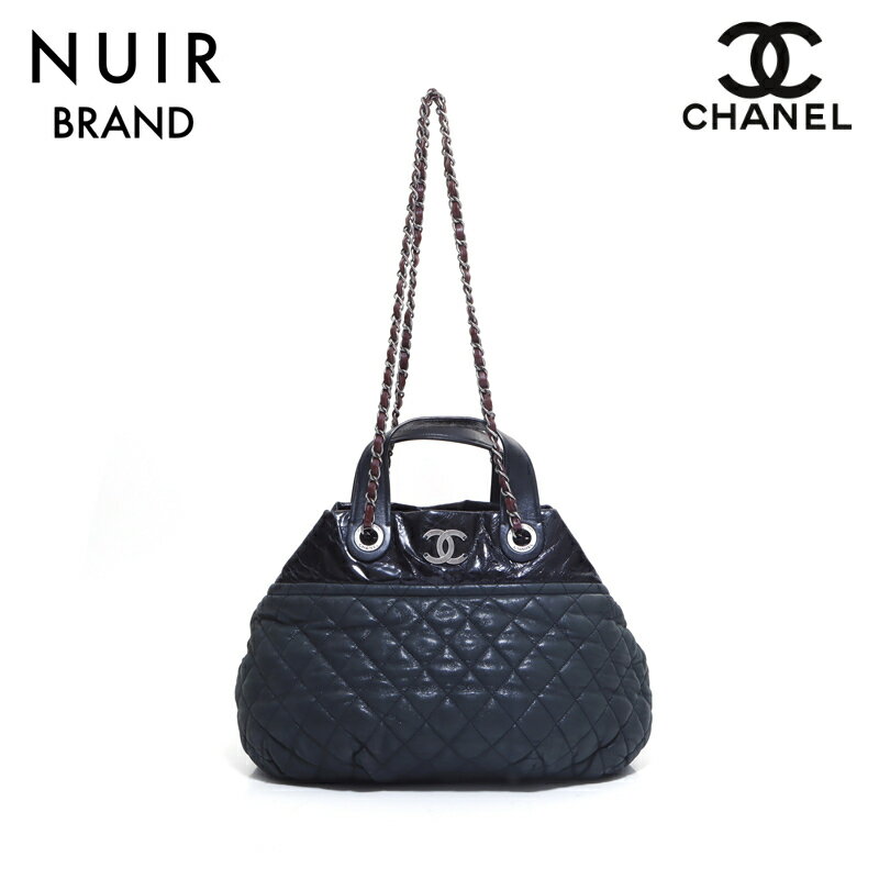 【全品10%OFF】シャネル CHANEL 2011年 ハンドバッグ グリーンxブラック WS5835 【中古】【クーポン 5/16 1:59まで】【セール】