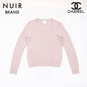 【20%OFFクーポン!5/16 01:59まで】シャネル CHANEL 2000s ニット ピンク WS5769 【中古】