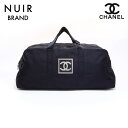 シャネル CHANEL スポーツライン7番台 ボストンバッグ ブラック WS6665 【中古】