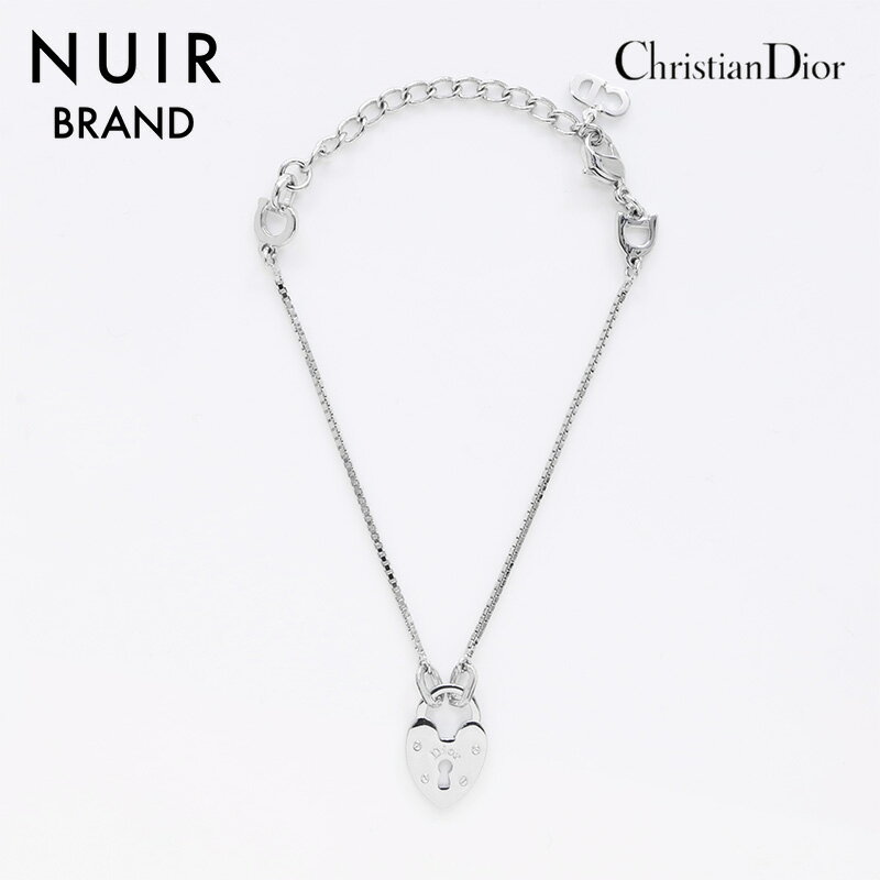 クリスチャンディオール Christian Dior ハート ブレスレット シルバー WS6937 【中古】