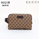 グッチ GUCCI GGキャンバス ウエストバッグ ブラウン WS7091 【中古】