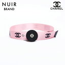 【24時間限定!20%OFF 7/3 23:59まで】シャネル CHANEL 70/28 レコード ココマーク ベルト ピンク WS7991 【中古】