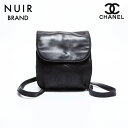 シャネル CHANEL 4番台 ココマーク ラムスキン チェーン シルバー金具 リュック・デイパック ブラック WS8475 【中古】