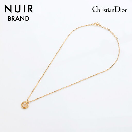 クリスチャンディオール Christian Dior CDロゴ ヴィンテージ ネックレス ゴールド WS9007 【中古】 クリスチャンディオール Christian Dior CDロゴ ヴィンテージ ネックレス ゴールド WS9007 【中古】