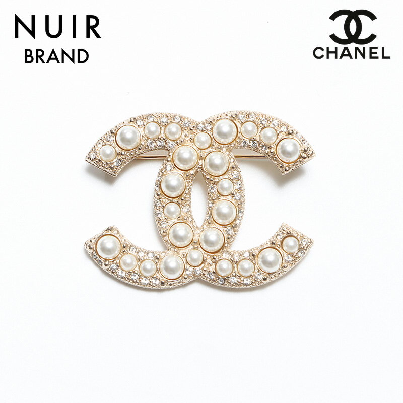 【全品10%OFFクーポン!!12/5 1:59まで】シャネル CHANEL 24V ココマーク パール ブローチ ゴールド ホワイト WS10668 【中古】のサムネイル