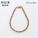 【全品20%OFF 8/1 0:00 まで】クリスチャンディオール Christian Dior チェーン ブレスレット ゴールド WS11492 【中古】