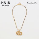 【全品20%OFF 8/1 0:00 まで】クリスチャンディオール Christian Dior CD ロゴ ブレスレット ゴールド WS11436 【中古】