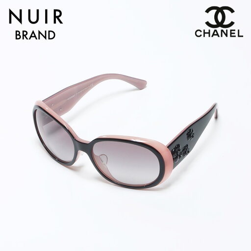 【梅雨割10%0FF〜6/5 23:59まで】シャネル CHANEL カメリア バイカラー サングラス ピンク ブラック WS11955 【中古】 【梅雨割10%0FF〜6/5 23:59まで】シャネル CHANEL カメリア バイカラー サングラス ピンク ブラック WS11955 【中古】