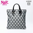 ロエベ LOEWE キャンバス アナグラム トートバッグ ブラック WS12264 【中古】