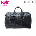 【最大15%OFFクーポン】グッチ GUCCI レザー 2way カットアウト ロゴ GG ボストンバッグ ブラック WS12202 【中古】【4/30 23:...