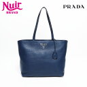 【最大15%OFFクーポン】プラダ PRADA チャーム スクエア トートバッグ ネイビー WS12624 【中古】【4/30 23:59まで】(4)