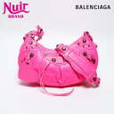 【最大15%OFFクーポン】バレンシアガ BALENCIAGA ル カゴール スモール XS ショルダーバッグ ピンク WS12775 【中古】【4/30 23...