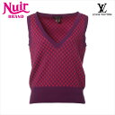 【全品20%0FF 07/14 0:00 まで】ルイ・ヴィトン LOUIS VUITTON Size:S ダミエ ベスト パープル WS15182 【中古】