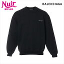 【最大15%OFFクーポン】バレンシアガ BALENCIAGA Size:S コットン 2019 スウェット ブラック WS15164 【中古】【4/30 23...