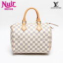 ルイ・ヴィトン LOUIS VUITTON 2015年製 スピーディ25 ダミエ ボストンバッグ ベージュ WS13420 【中古】