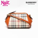 【全品20%OFF 9/15 23:59まで】バーバリー BURBERRY ノバチェック レザー×PVC ミニ ショルダーバッグ ベージュ WS13496 【中古】