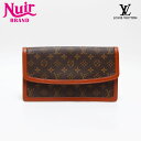 【最大15%OFFクーポン】ルイ・ヴィトン LOUIS VUITTON ポシェットダム GM モノグラム 1988年 クラッチバッグ ブラウン WS13506 ...