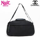 【最大15%OFFクーポン】シャネル CHANEL 9番台 スポーツライン 2WAY ショルダーバッグ 蛍光 ボストンバッグ ブラック WS13331 【中古】...