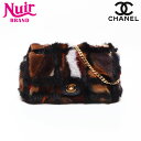 シャネル CHANEL ファー 6番台 2000-2002 ショルダーバッグ マルチカラー WS13678 【中古】