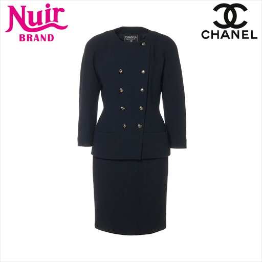 シャネル CHANEL Size:40 20051 スーツ ネイビー WS15205 【中古】 シャネル CHANEL Size:40 20051 スーツ ネイビー WS15205 【中古】