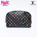 ルイ・ヴィトン LOUIS VUITTON マルチカラー モノグラム ポシェット コスメティック 2011 ポーチ ブラック WS13855 【中古】