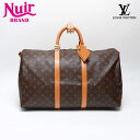 ルイ・ヴィトン LOUIS VUITTON 1994年製 モノグラム キーポル50 ボストンバッグ ブラウン WS13867 【中古】