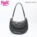 【全品20%OFF 9/15 23:59まで】ボッテガヴェネタ BOTTEGAVENETA イントレチャート ジェメッリレザー ショルダーバッグ グレー WS13876 【中古】