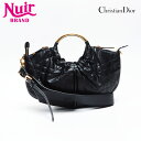 【24時間限定!20%OFF 7/3 23:59まで】クリスチャンディオール Christian Dior Walk In Dior レザー 2way 2024-2025aw ショルダーバッグ ブラック WS14238 【中古】