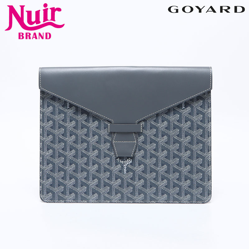 ゴヤール GOYARD カモンド MM クラッチバッグ グレー WS14639 【中古】